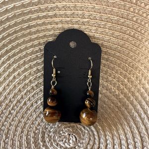 Tigers Eye Earrings